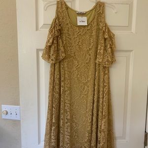 Perfectly Priscilla Cold Shoulder Dress